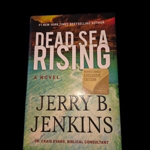 Dead Sea Rising by Jerry B. Jenkins - Teal & White Cover